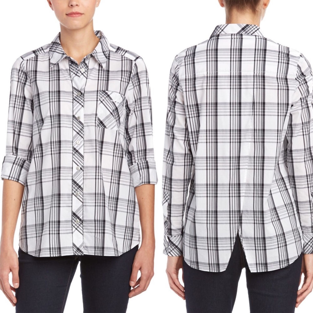 LAST CHANCE  Chaser | Crisscross Tail Bespoke Plaid Woven Shirt